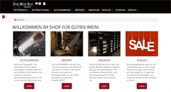 Desktop Screenshot of feine-weine.at