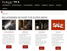 Tablet Screenshot of feine-weine.at